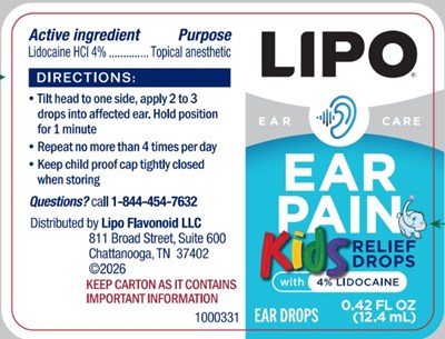 Label Lipo (Label Lipo Ear Pain Liquid Kids)